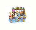 "Bath Time" Art Print | Cardtoons Publications