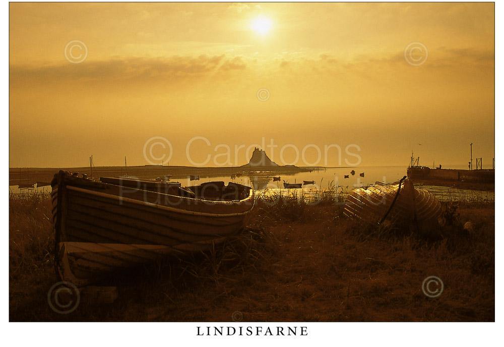 Lindisfarne Harbour postcard | Cardtoons Publications
