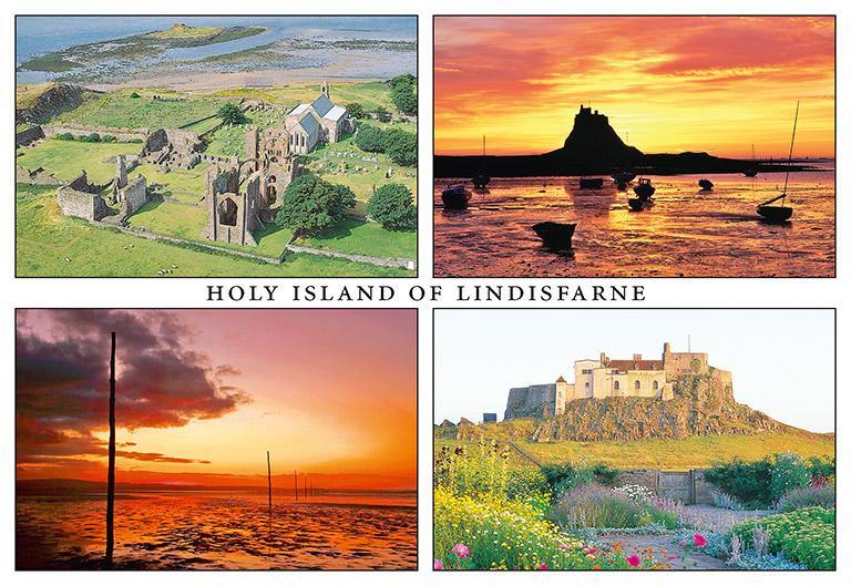 The Holy Island of Lindisfarne postcard | Cardtoons Publications
