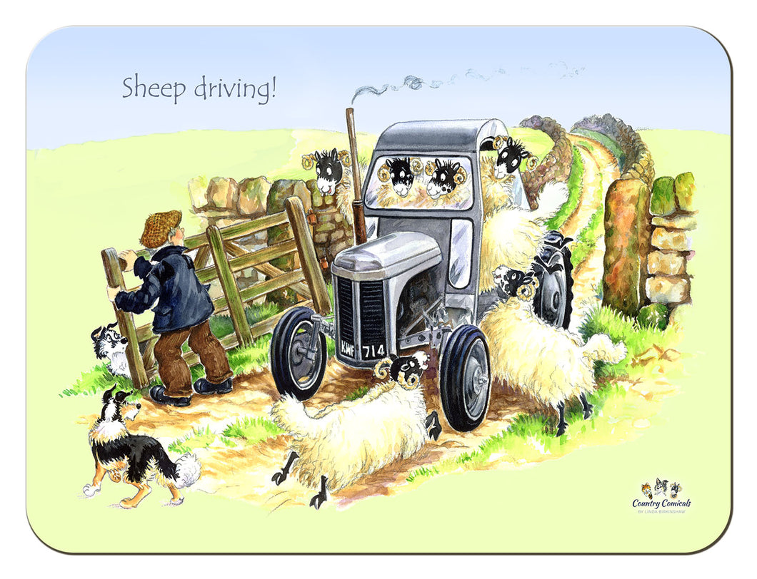 Country Comicals Sheep Driving