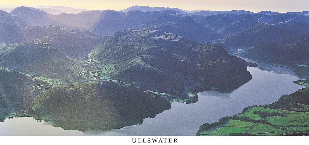 Ullswater from the air postcard | Cardtoons Publications
