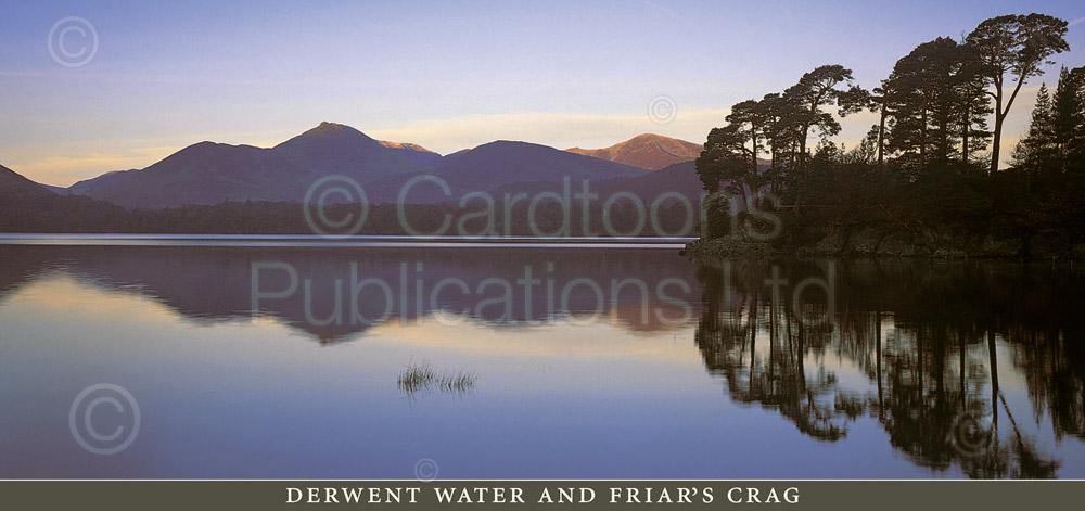 Derwent Water & Friar's Crag postcard | Cardtoons Publications