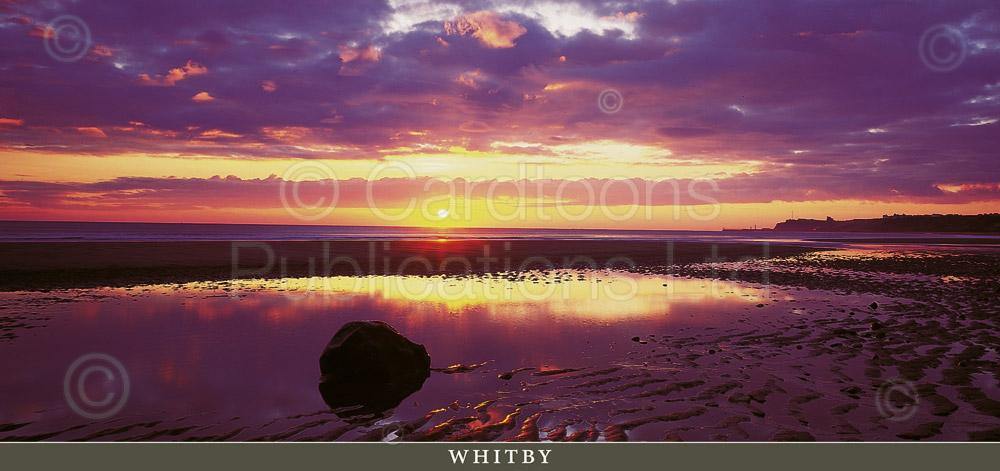 Whitby Beach postcard | Cardtoons Publications