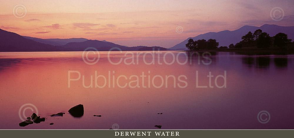 Dusk over Derwent Water postcard | Cardtoons Publications