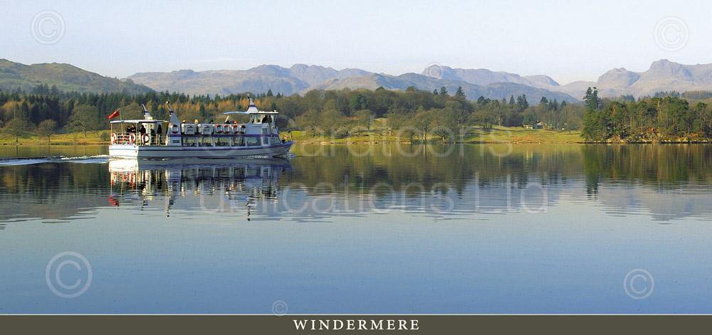 Cruising on Lake Windermere postcard | Cardtoons Publications