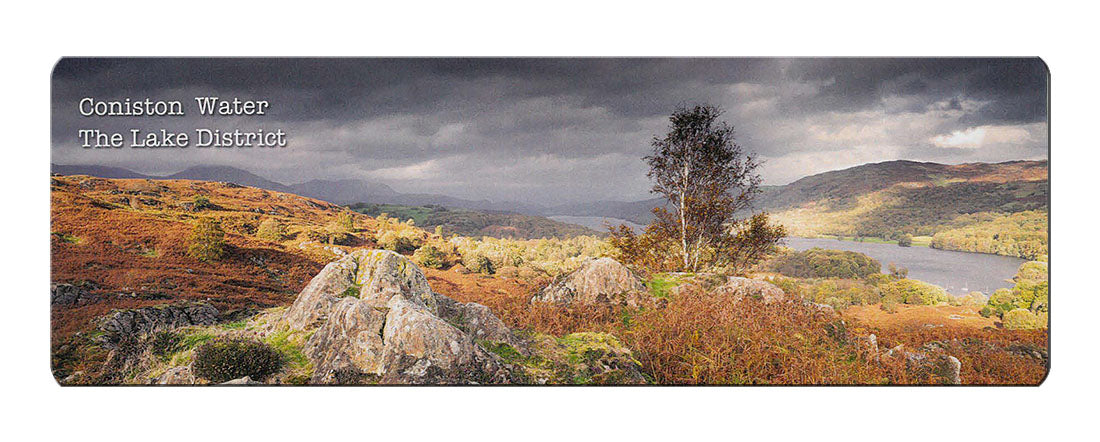 Coniston Water panoramic fridge magnet | Cardtoons