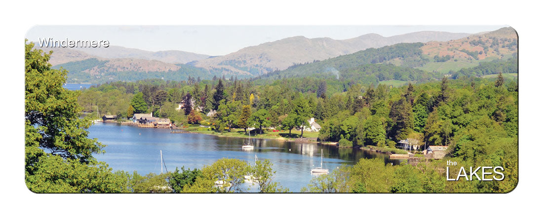 Windermere panoramic fridge magnet - Cardtoons Publications