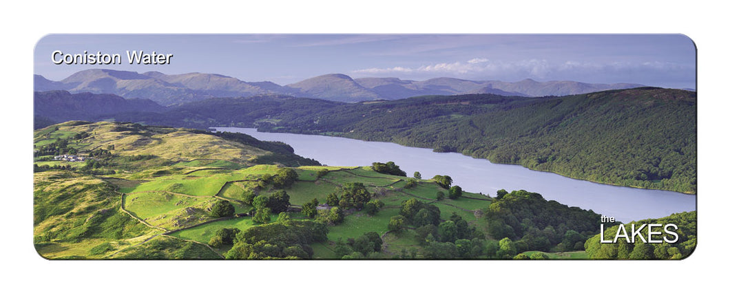Coniston Water panoramic fridge magnet - Cardtoons Publications