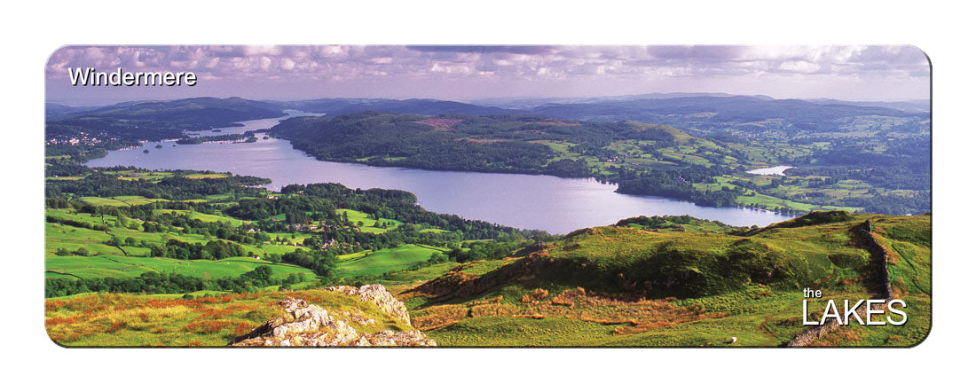 Windermere panoramic fridge magnet - Cardtoons Publications