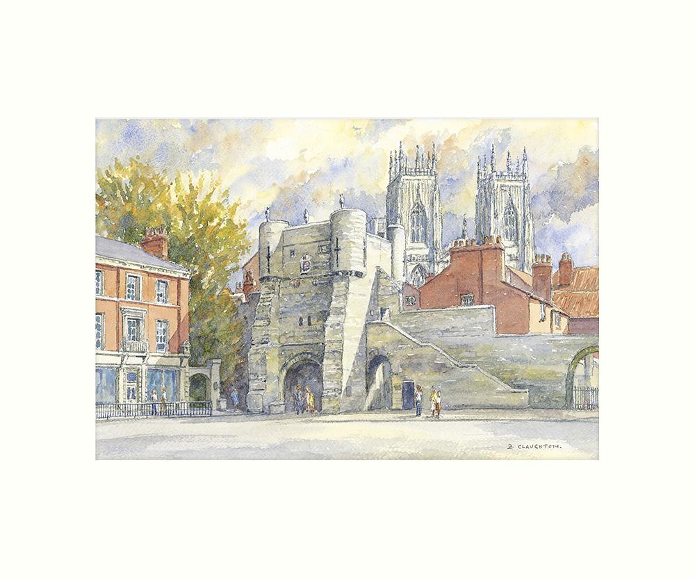 Bootham Bar, York art print | Cardtoons Publications