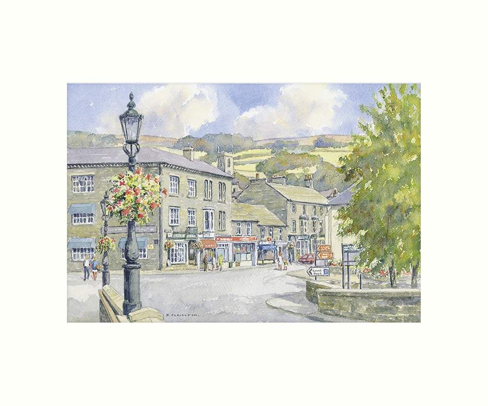 Pateley Bridge art print - Cardtoons Publications