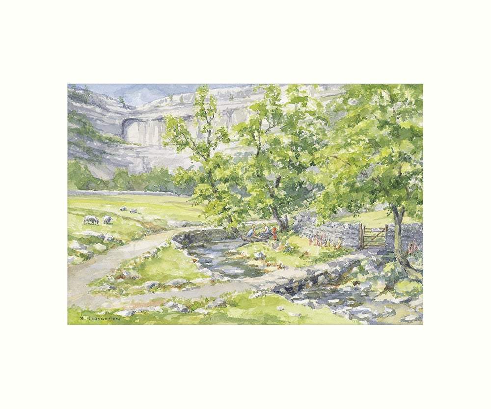 Malham Cove art print - Cardtoons Publications