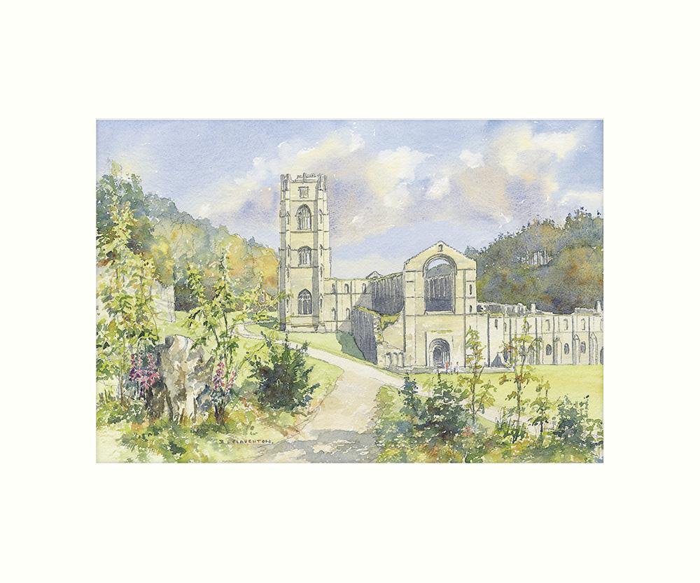 Fountains Abbey art print | Cardtoons Publications