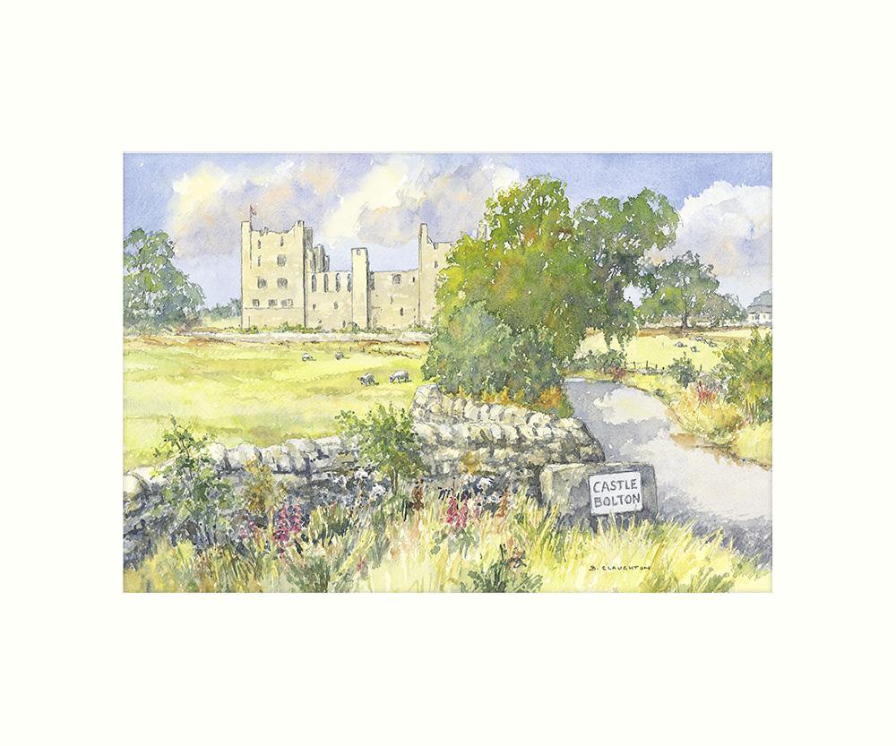 Castle Bolton art print | Cardtoons Publications