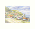 Runswick Bay art print - Cardtoons Publications