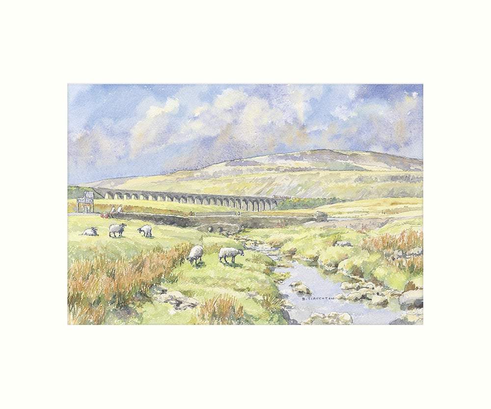 Ribblehead Viaduct art print - Cardtoons Publications