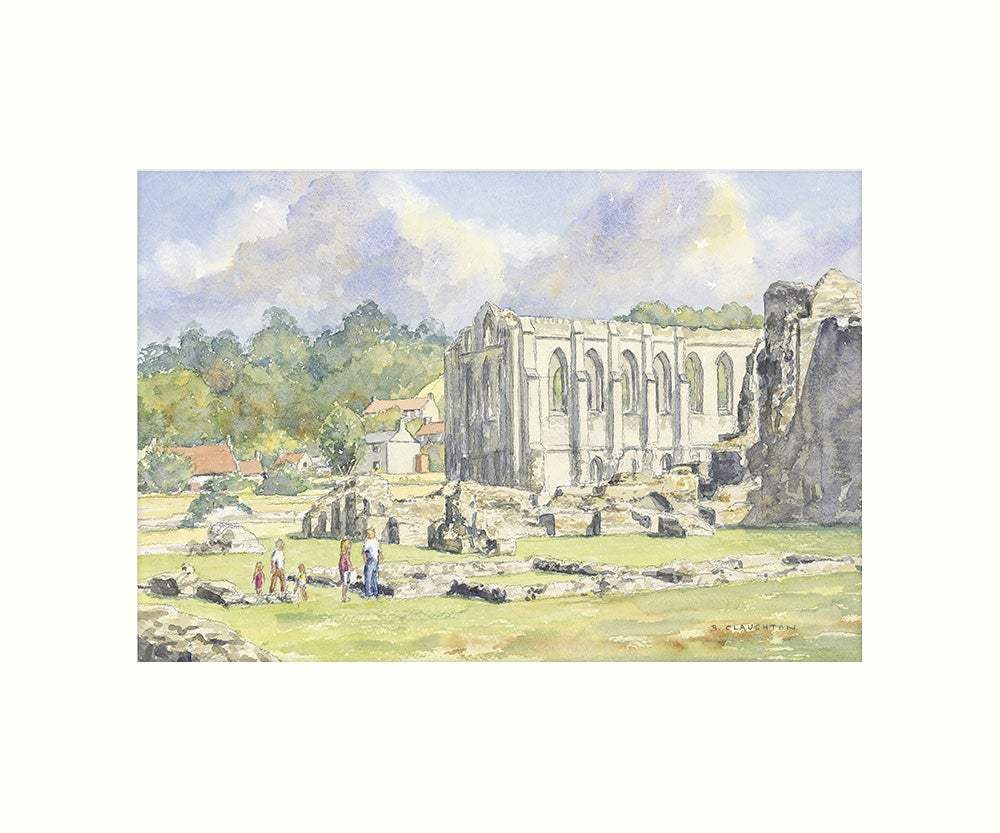 Rievaulx Abbey art print - Cardtoons Publications