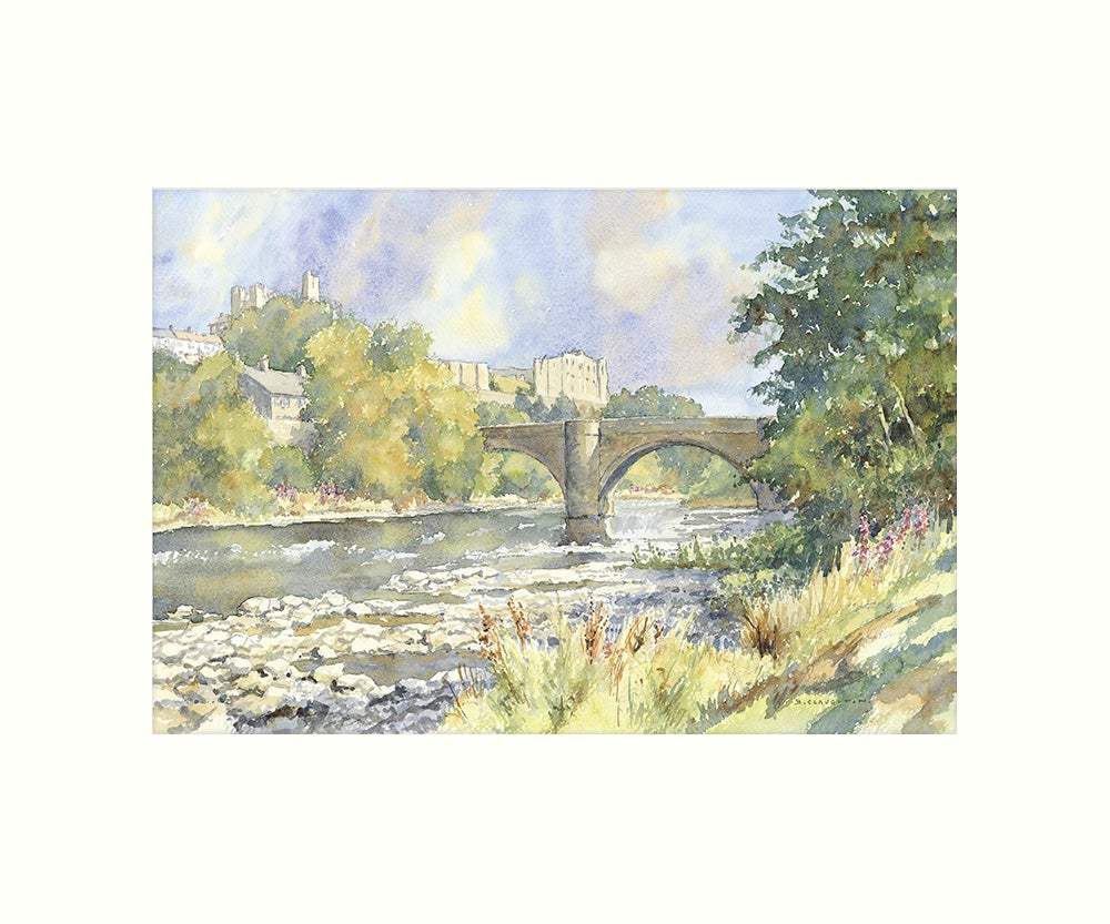Richmond Castle art print - Cardtoons Publications