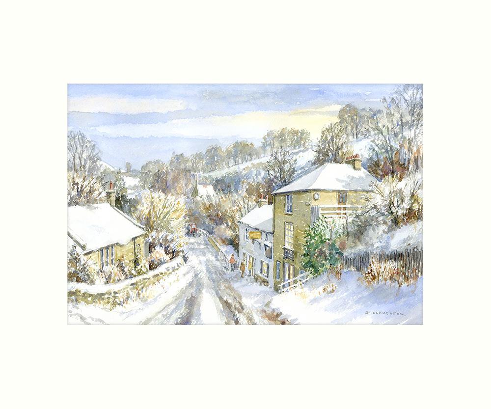 Beck Hole in winter art print | Cardtoons Publications