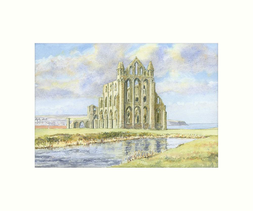 Whitby Abbey art print - Cardtoons Publications
