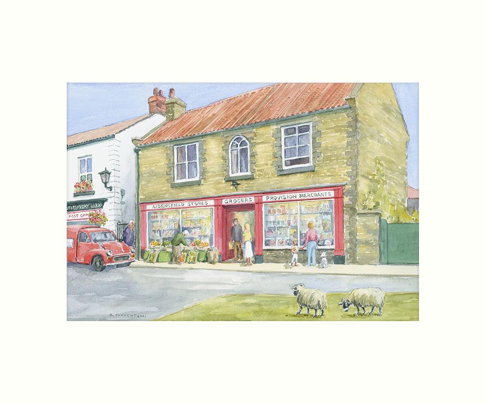Aidensfield Stores Art Print | Cardtoons Publications