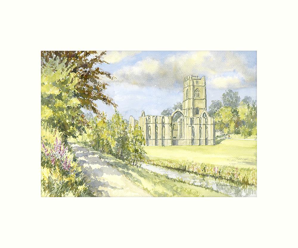 Fountains Abbey art print | Cardtoons Publications