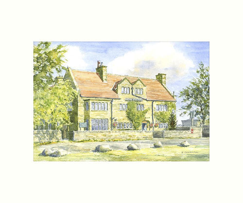 Mallyan Spout Hotel, Aidensfield art print - Cardtoons Publications