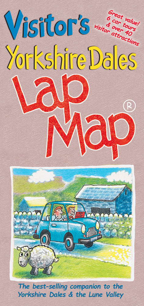 Yorkshire Dales Visitor's Lap Map cover