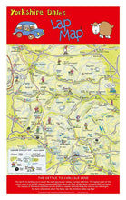 Load image into Gallery viewer, Yorkshire Dales Lap Map Tea Towel | Cardtoons Publications
